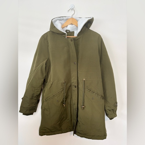 Jackets & Blazers - Olive Women's Parka Coat